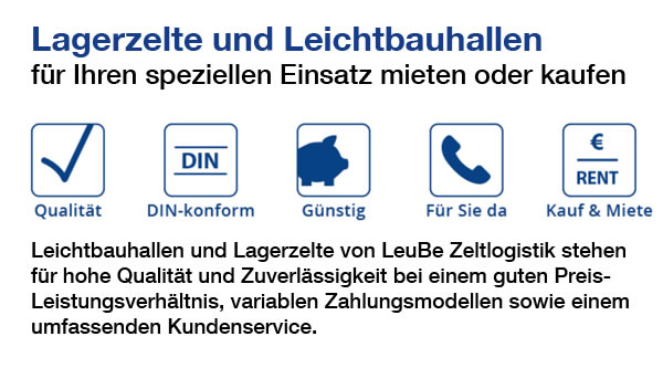 Industrie- und Lagerzelte