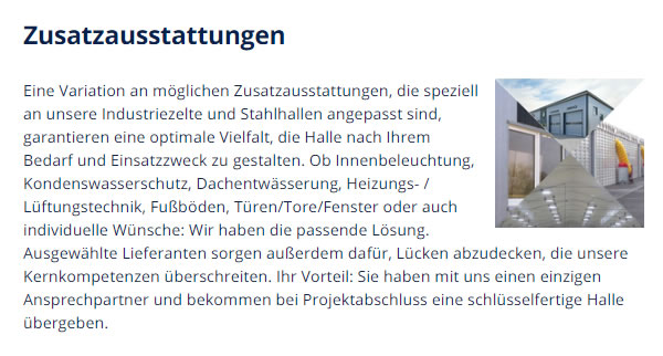 Lagerhallenbau