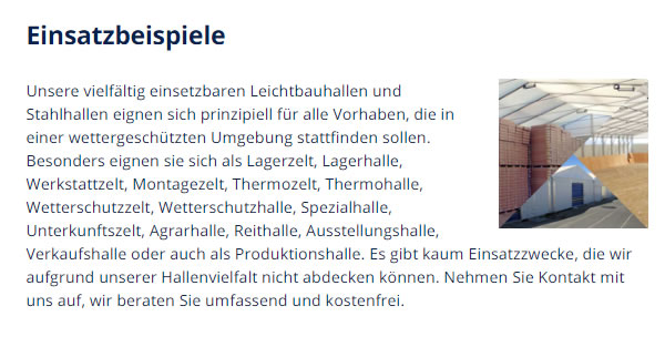Leichtbauhallen Odenwald