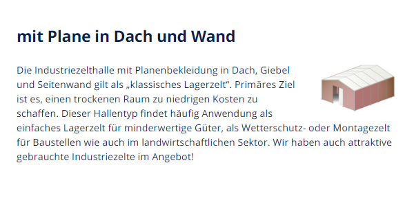 Montagezelt Odenwald