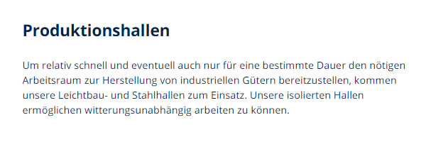 Produktionshallen in der N&auml;he von  Gorxheimertal