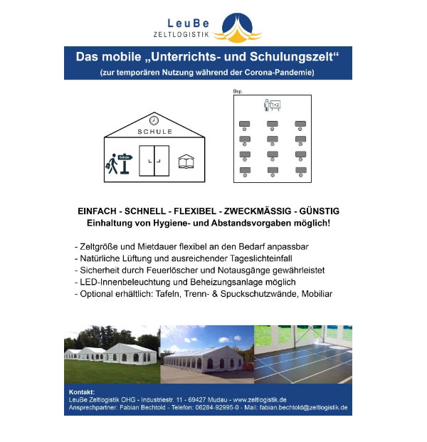 Unterrichtszelt