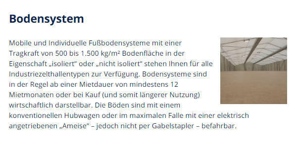 Zeltlogistik
