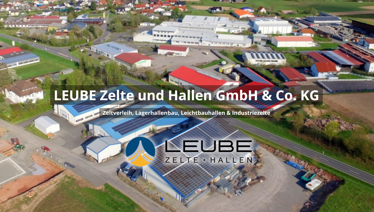 Zeltverleih Mudau – LEUBE Zelte und Hallen: Leichtbauhallen, Hallenbau, Partyzelte und professioneller Zeltbau im Odenwald